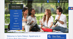 Desktop Screenshot of ferrismanorapts.com