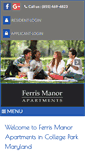 Mobile Screenshot of ferrismanorapts.com